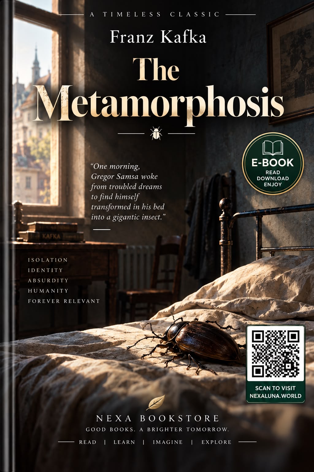 Cover of The Metamorphosis by Franz Kafka