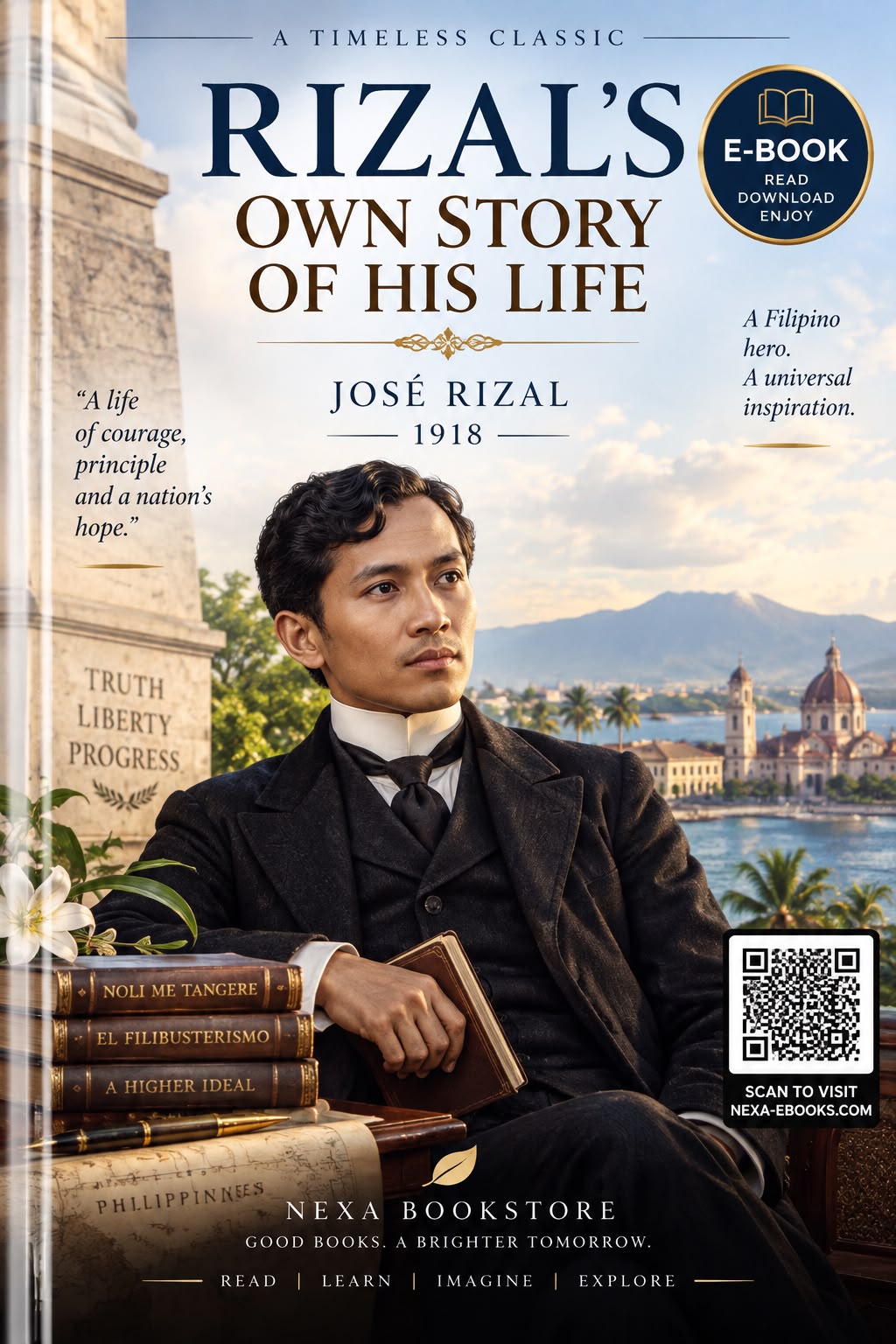 Cover of Rizal's Own Story of His Life by José Rizal