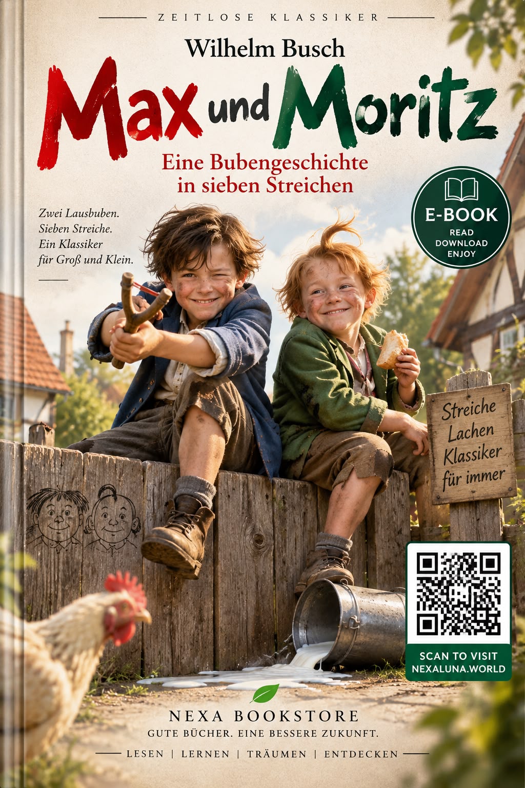 Cover of Max und Moritz by Wilhelm Busch