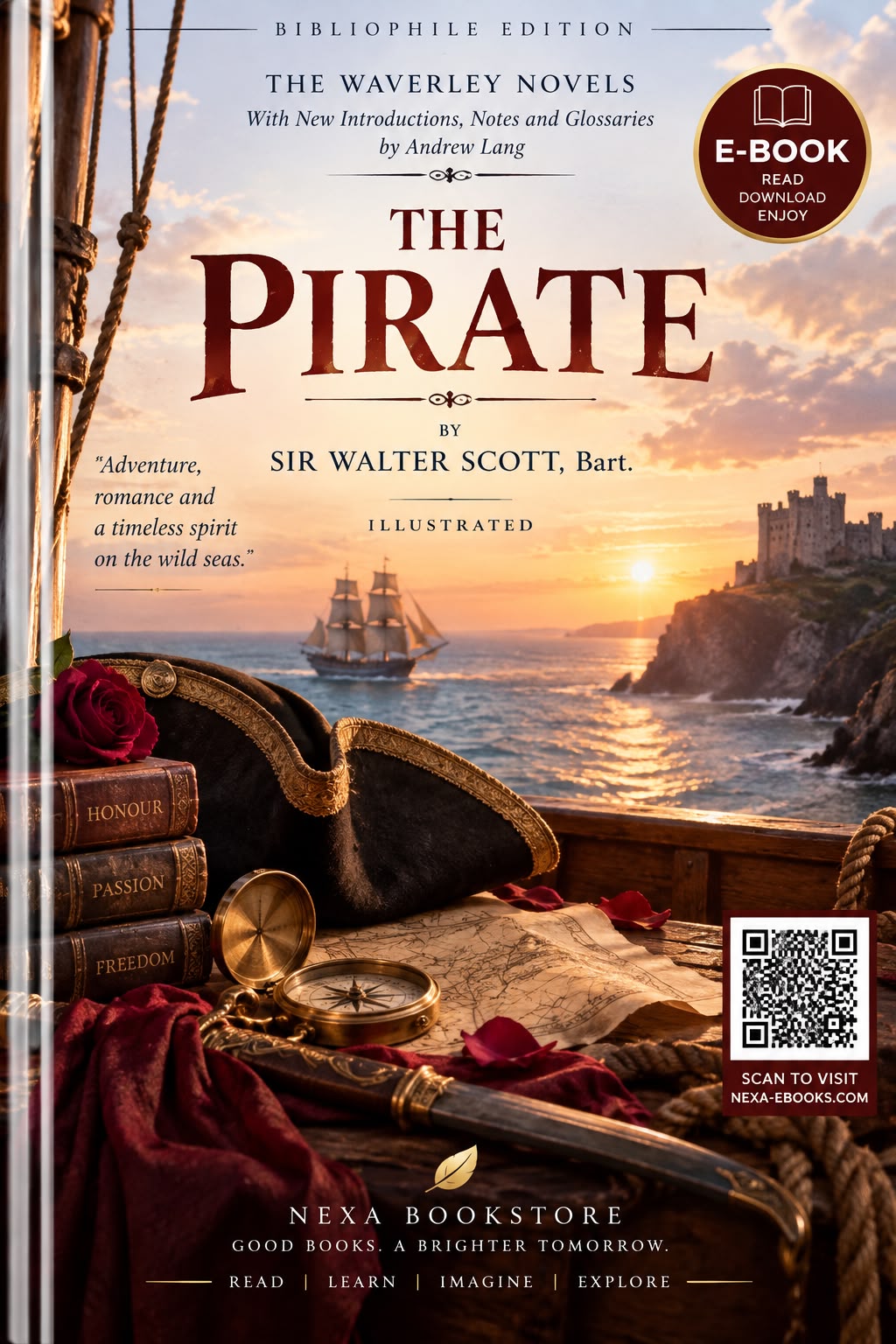 Cover of The Pirate by Walter Scott