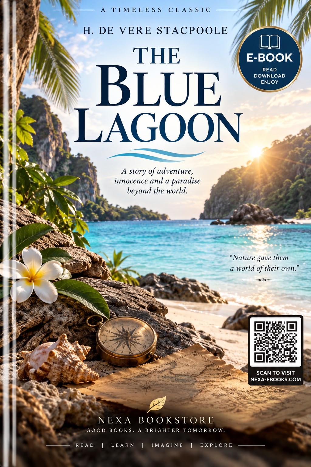 Cover of The Blue Lagoon: A Romance by H. De Vere Stacpoole