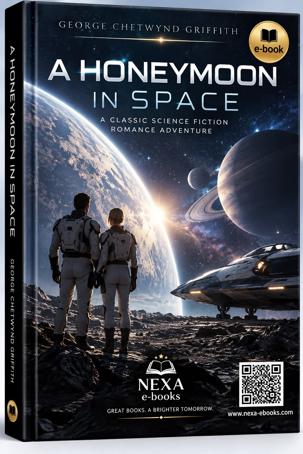 Cover of A Honeymoon in Space by George Griffith