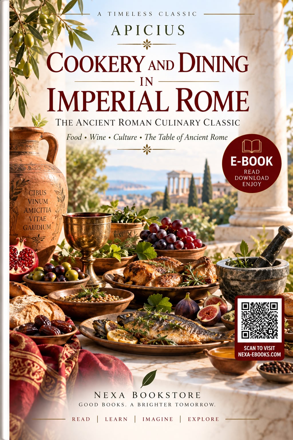 Cover of Cookery and Dining in Imperial Rome by Apicius