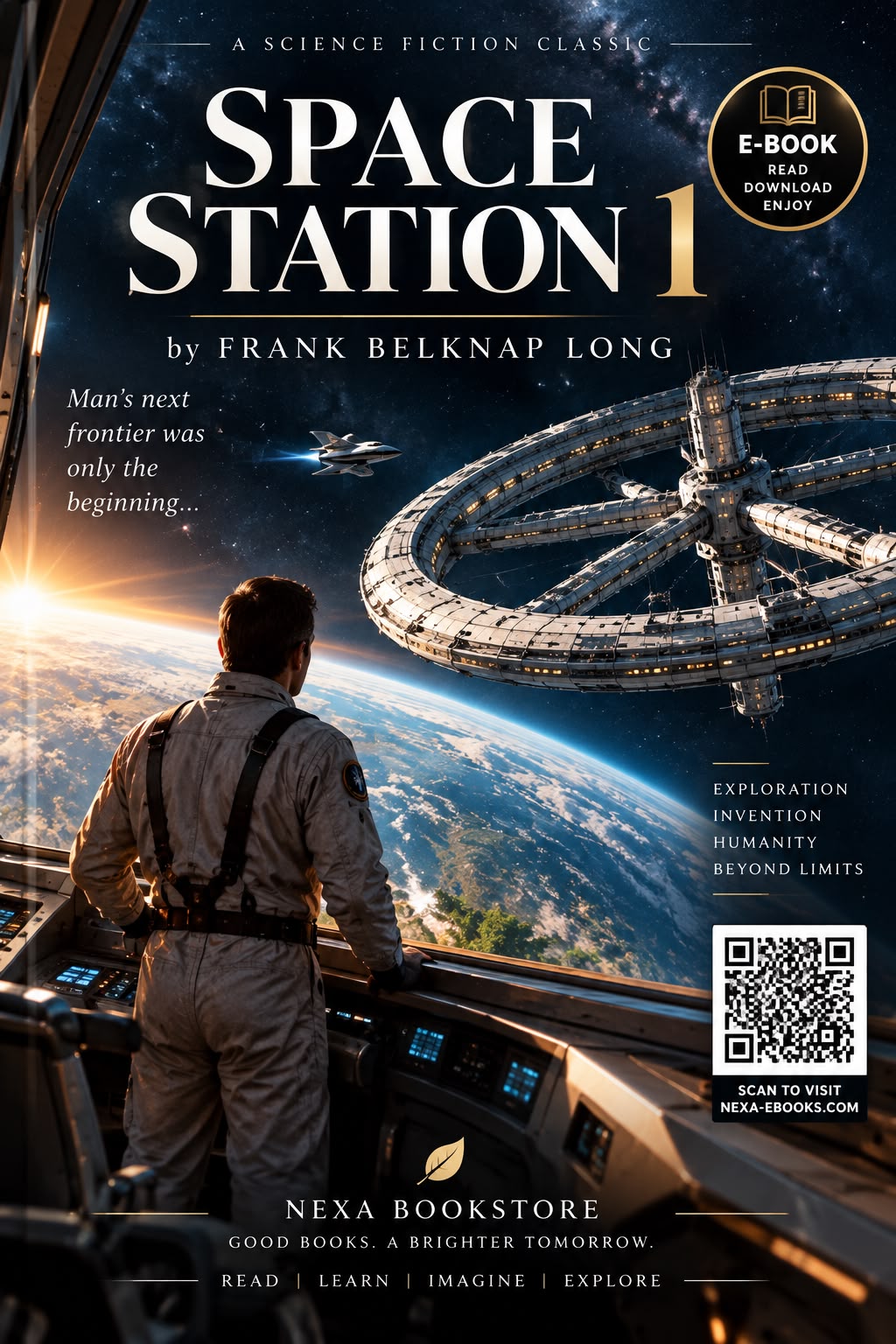 Cover of Space Station 1 by Frank Belknap Long
