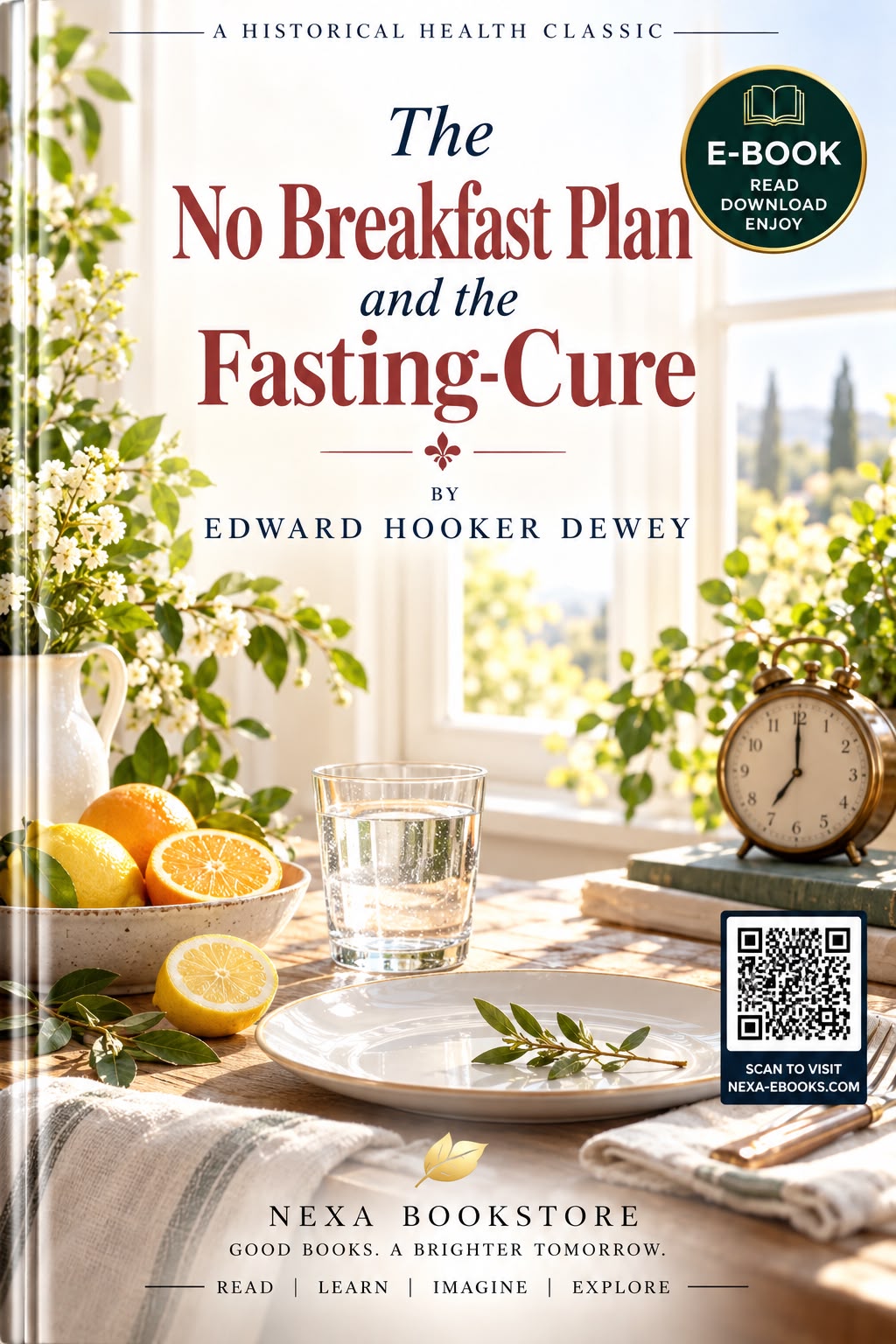 Cover of The No Breakfast Plan and the Fasting-Cure by Edward Hooker Dewey