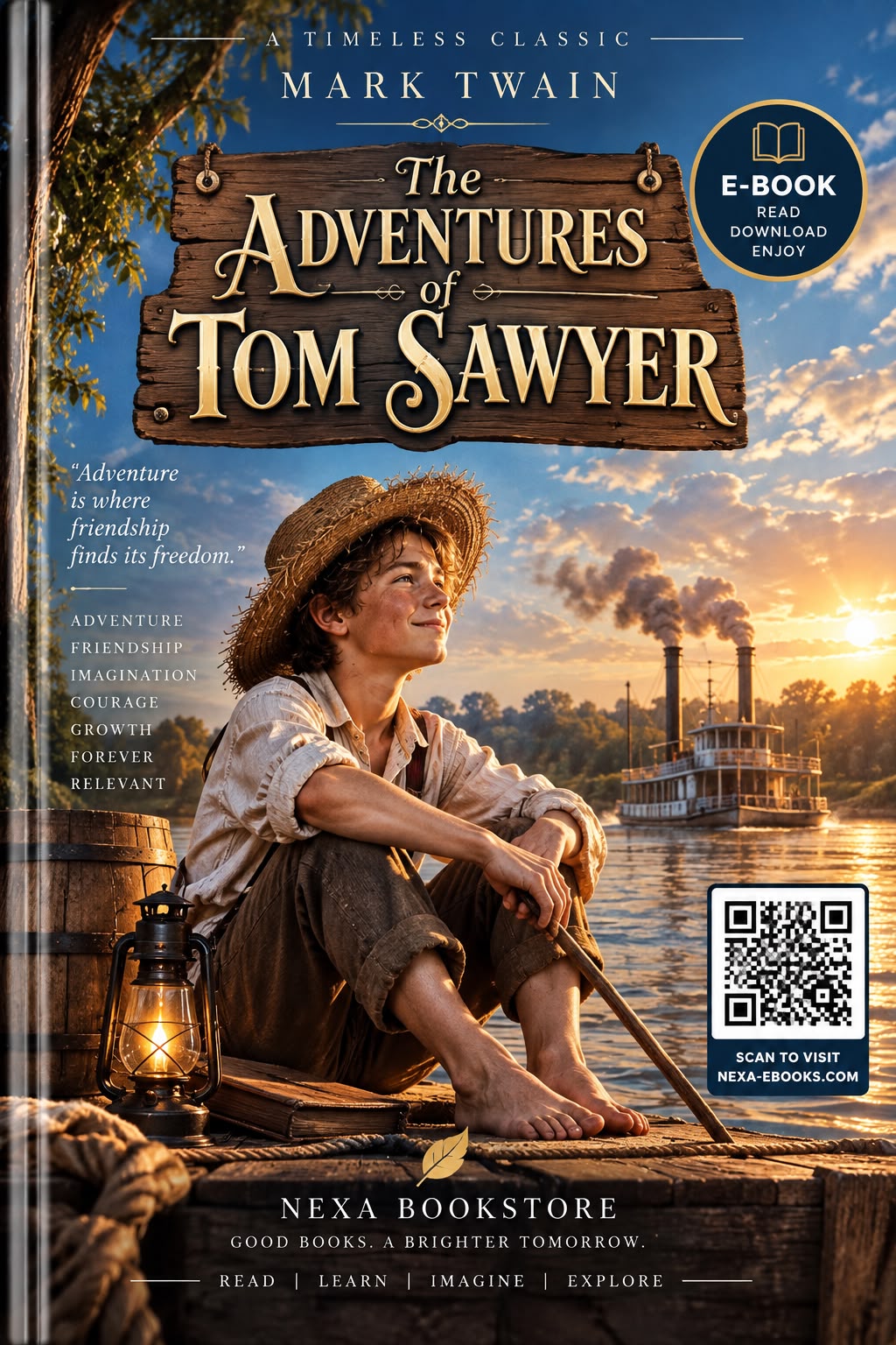 Cover of The Adventures of Tom Sawyer