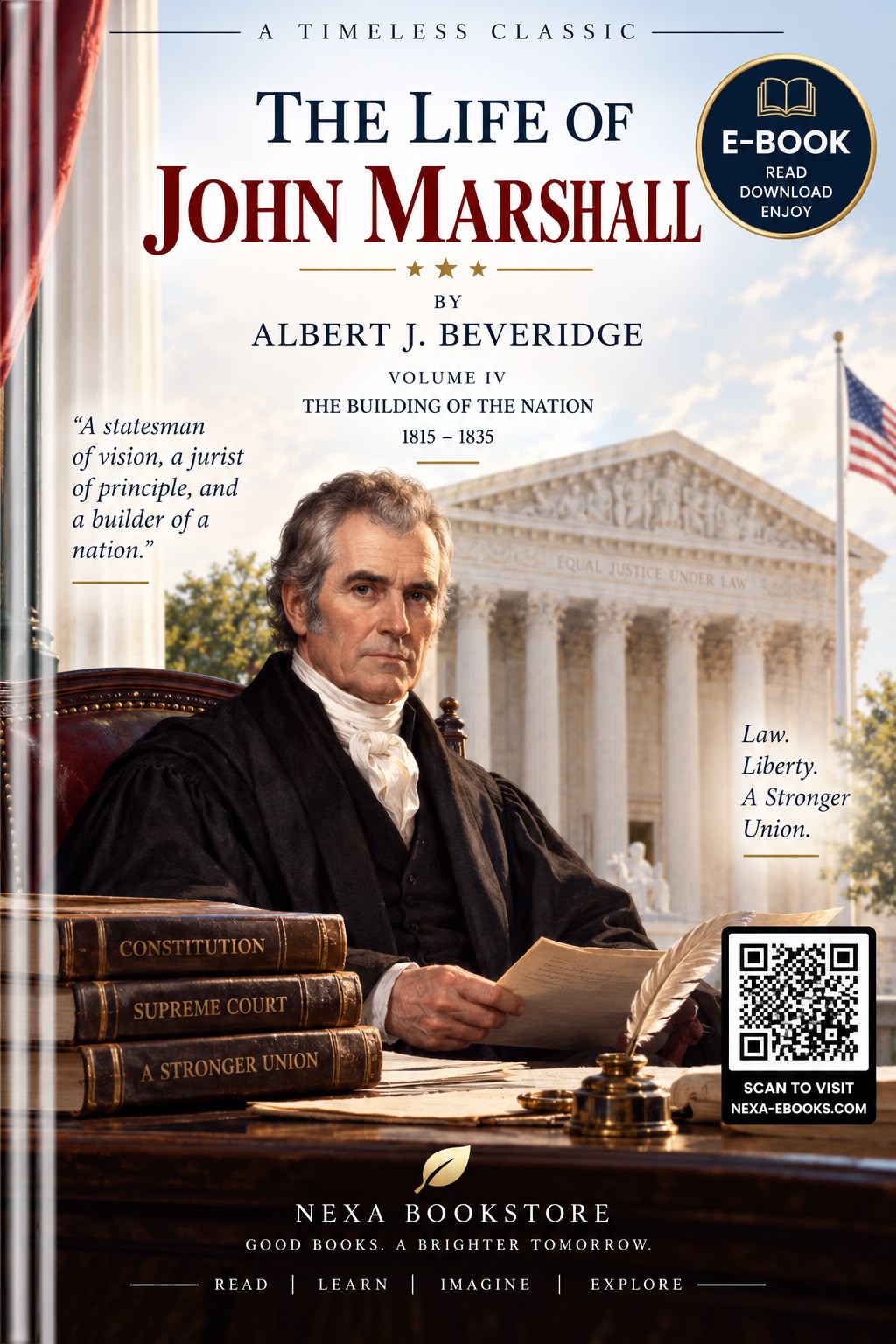 Cover of The Life of John Marshall, Volume 4 by Albert J. Beveridge
